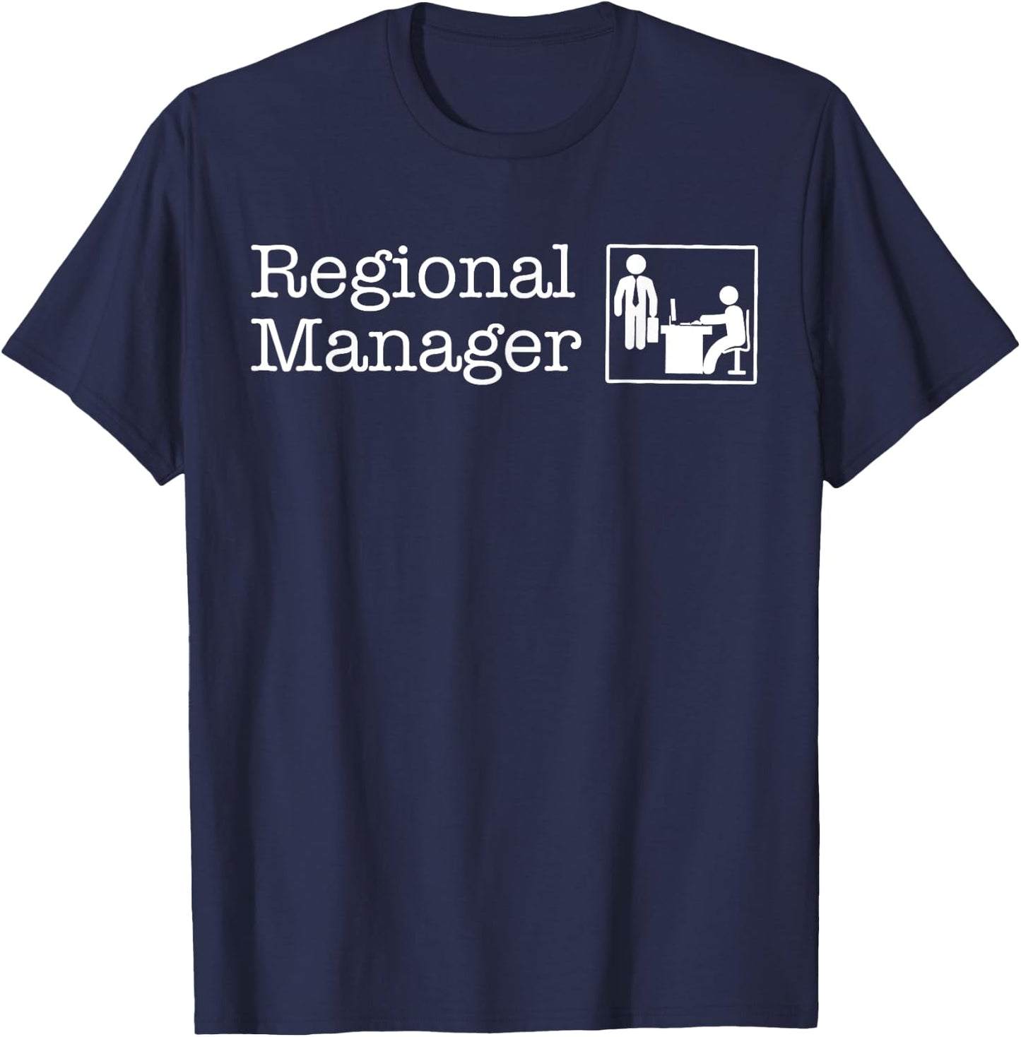 Regional Manager Assistant To The Regional Manager Matching T-Shirt - T-Shirt | Navy