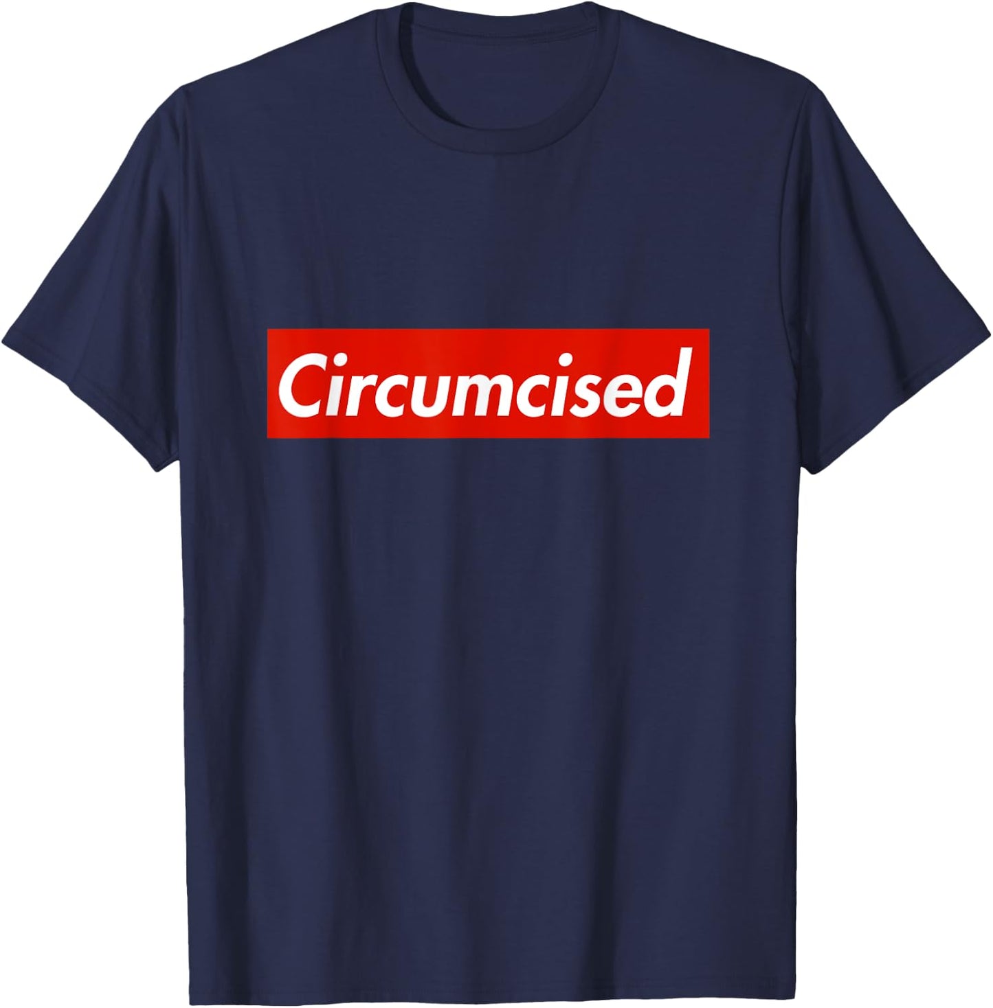 Circumcised Foreskin Jewish Pride Brit Milah Circumcision T-Shirt - T-Shirt | Navy