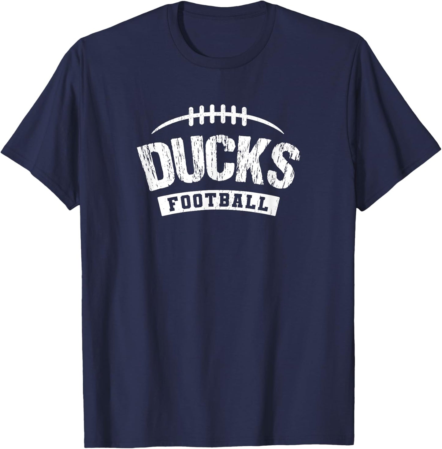 Ducks Taylor Football Distressed HS T-Shirt - T-Shirt | Navy