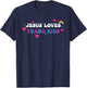 Je-sus Loves Trans Kids Transgender LGBT Design T-Shirt - T-Shirt | Navy