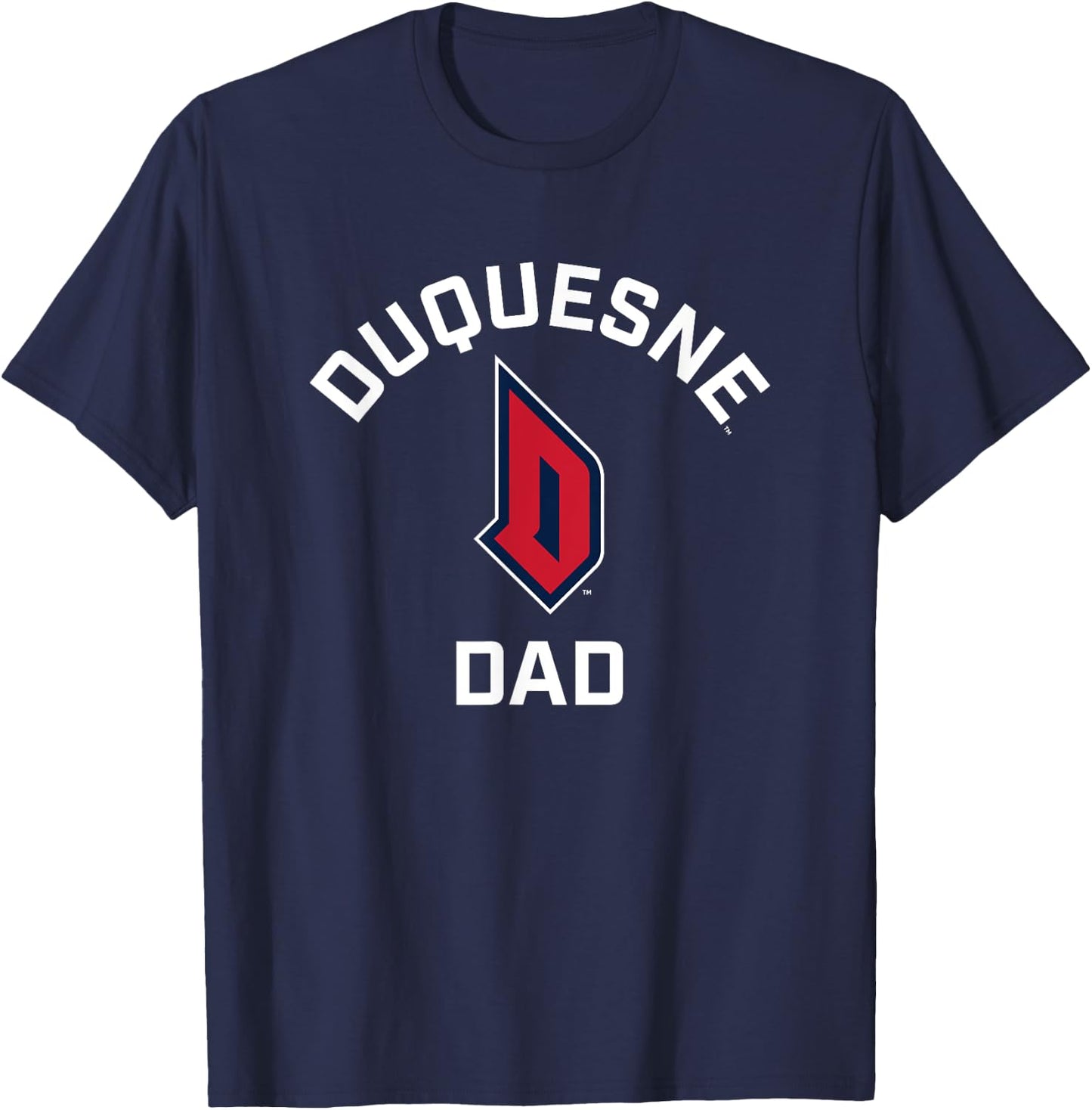 Duquesne University Dukes Arched Dad T-Shirt - T-Shirt | Navy