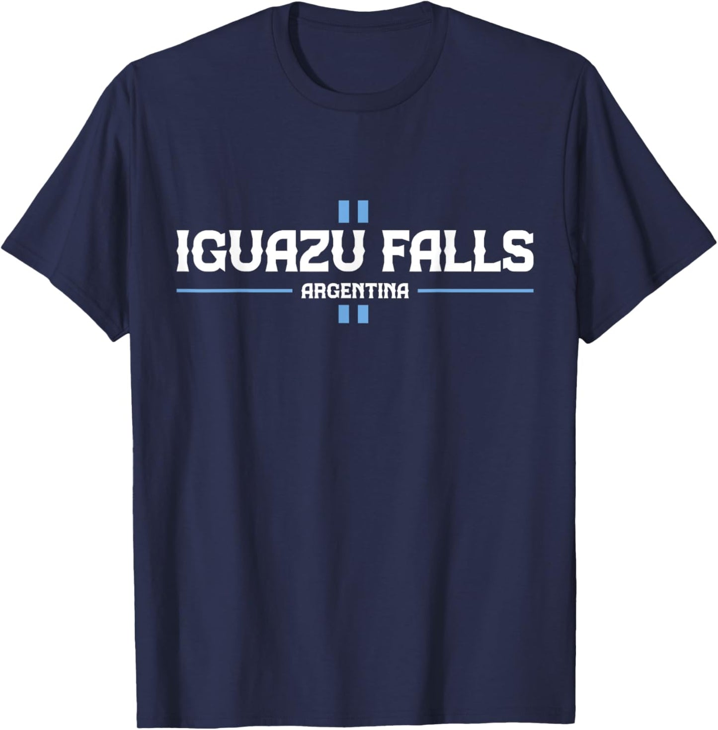 Iguazu Falls Argentina Vacation Travel Souvenir T-Shirt - T-Shirt | Navy