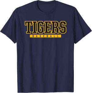 Murray Tigers Baseball T-Shirt - T-Shirt | Navy