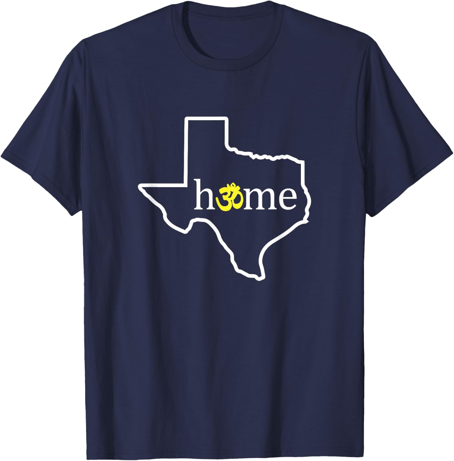 Texas Om Home T-Shirt - T-Shirt | Navy