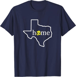 Texas Om Home T-Shirt - T-Shirt | Navy