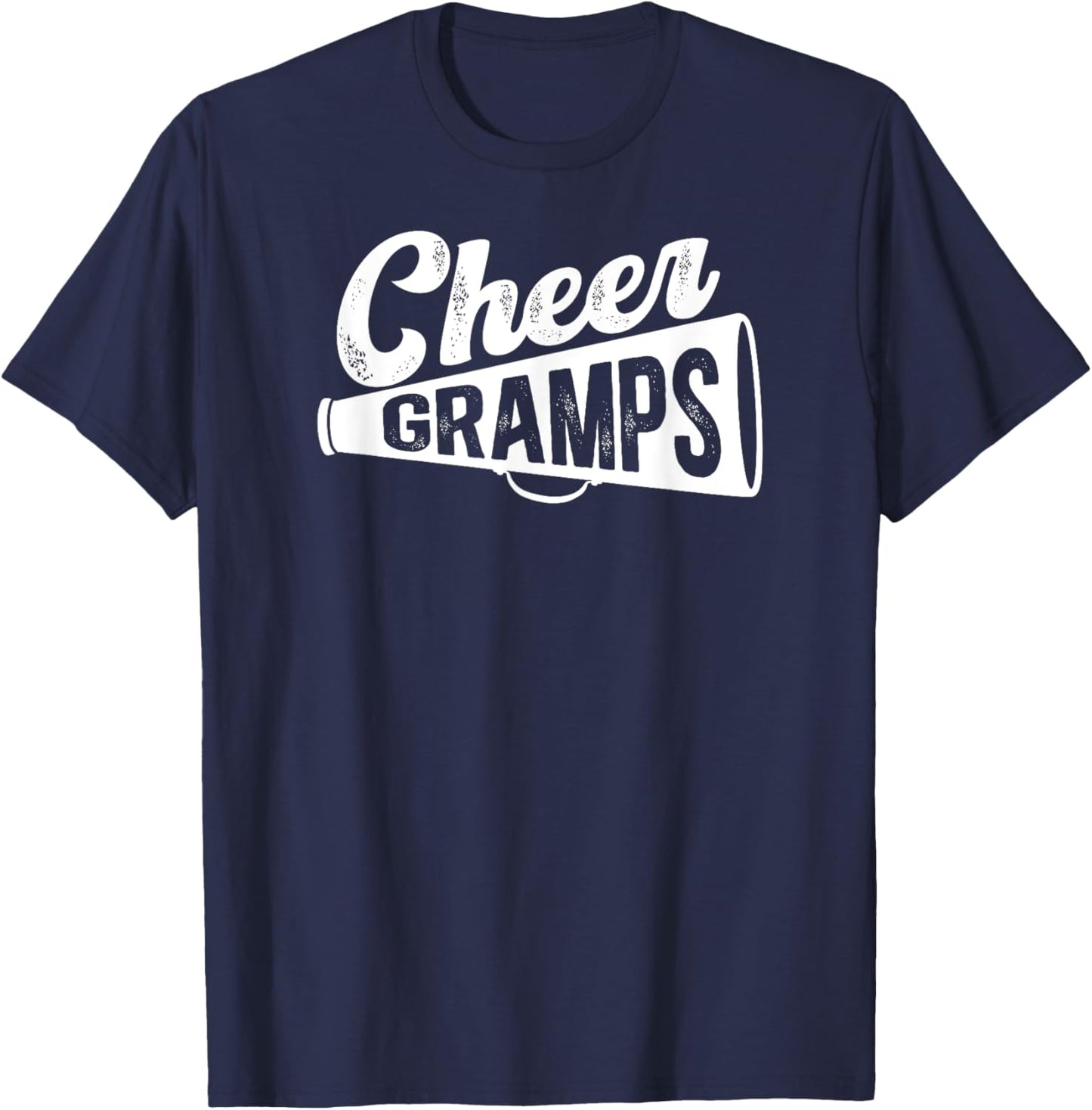 Cheer Gramps Of A Cheerleader Gramps Cheerleading Gramps T-Shirt - T-Shirt | Navy