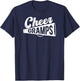 Cheer Gramps Of A Cheerleader Gramps Cheerleading Gramps T-Shirt - T-Shirt | Navy