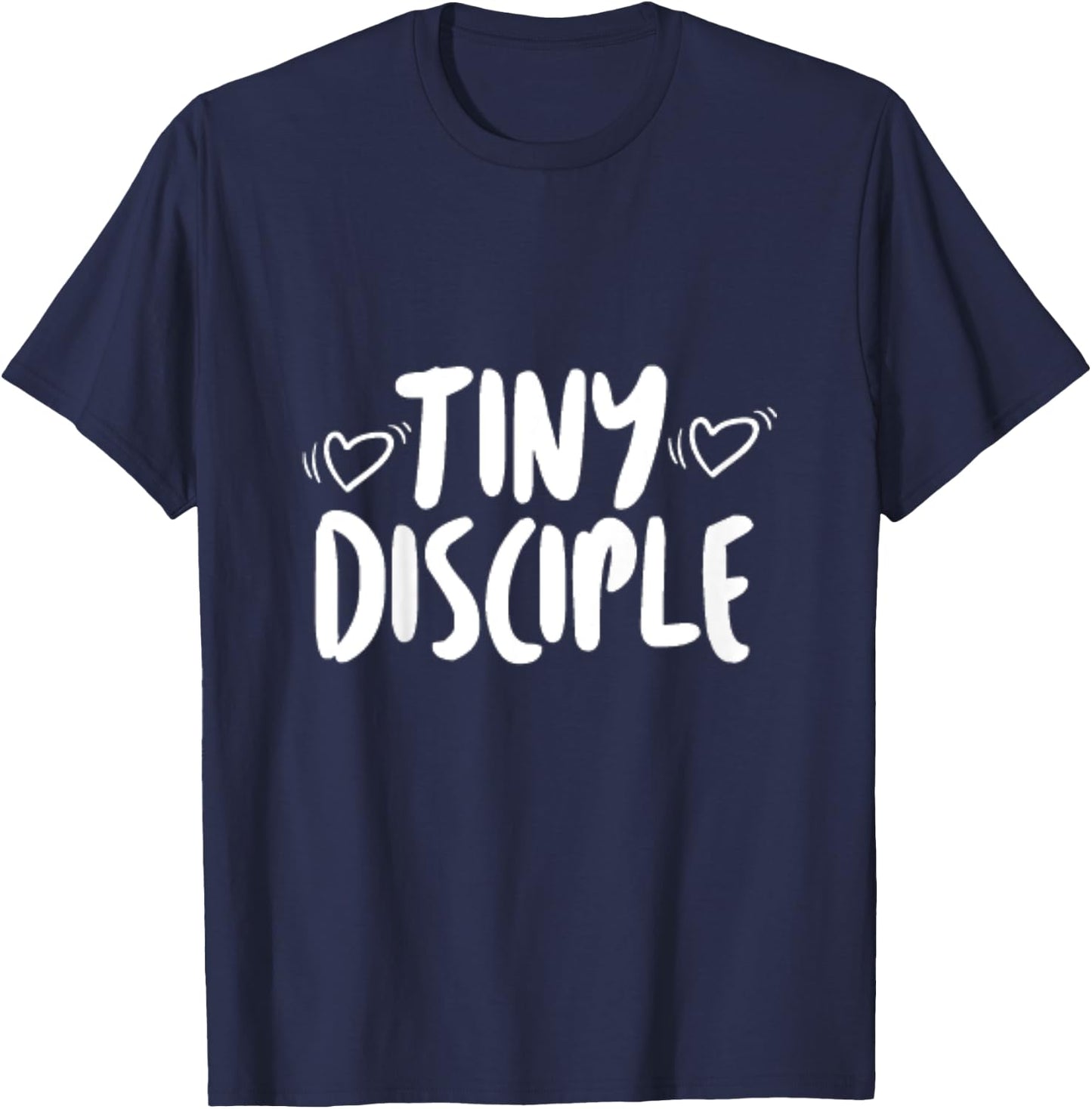 Kids Tiny Disciple Faith Based Christian Children Gift T-Shirt - T-Shirt | Navy