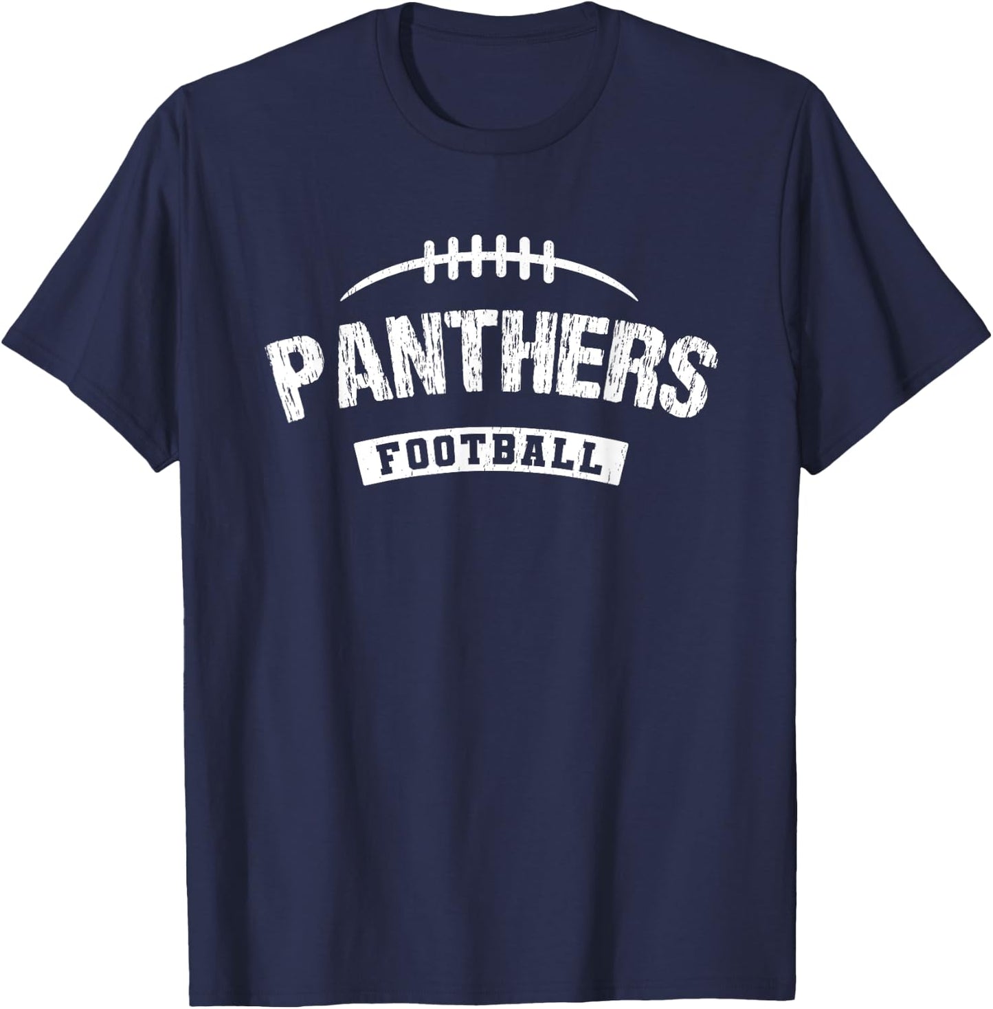 Panthers Dewitt Football Distressed HS T-Shirt - T-Shirt | Navy