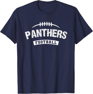Panthers Dewitt Football Distressed HS T-Shirt - T-Shirt | Navy