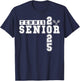 Tennis Senior Night Tennis Senior 2025 Graduation 3 T-Shirt - T-Shirt | Navy