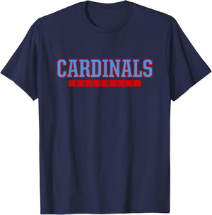 Collinsville Cardinals Baseball T-Shirt - T-Shirt | Navy