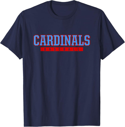 Collinsville Cardinals Baseball T-Shirt - T-Shirt | Navy
