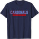 Collinsville Cardinals Baseball T-Shirt - T-Shirt | Navy