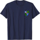 75th Ranger Regiment DUI Distressed Logo Airborne Rangers T-Shirt - T-Shirt | Navy