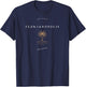Florianopolis Brazil Retro Beach Sunset Vintage Palm Trees T-Shirt - T-Shirt | Navy