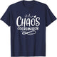 Chaos Coordinator Mom & Daughter Son Mommy & Me Matching T-Shirt - T-Shirt | Navy