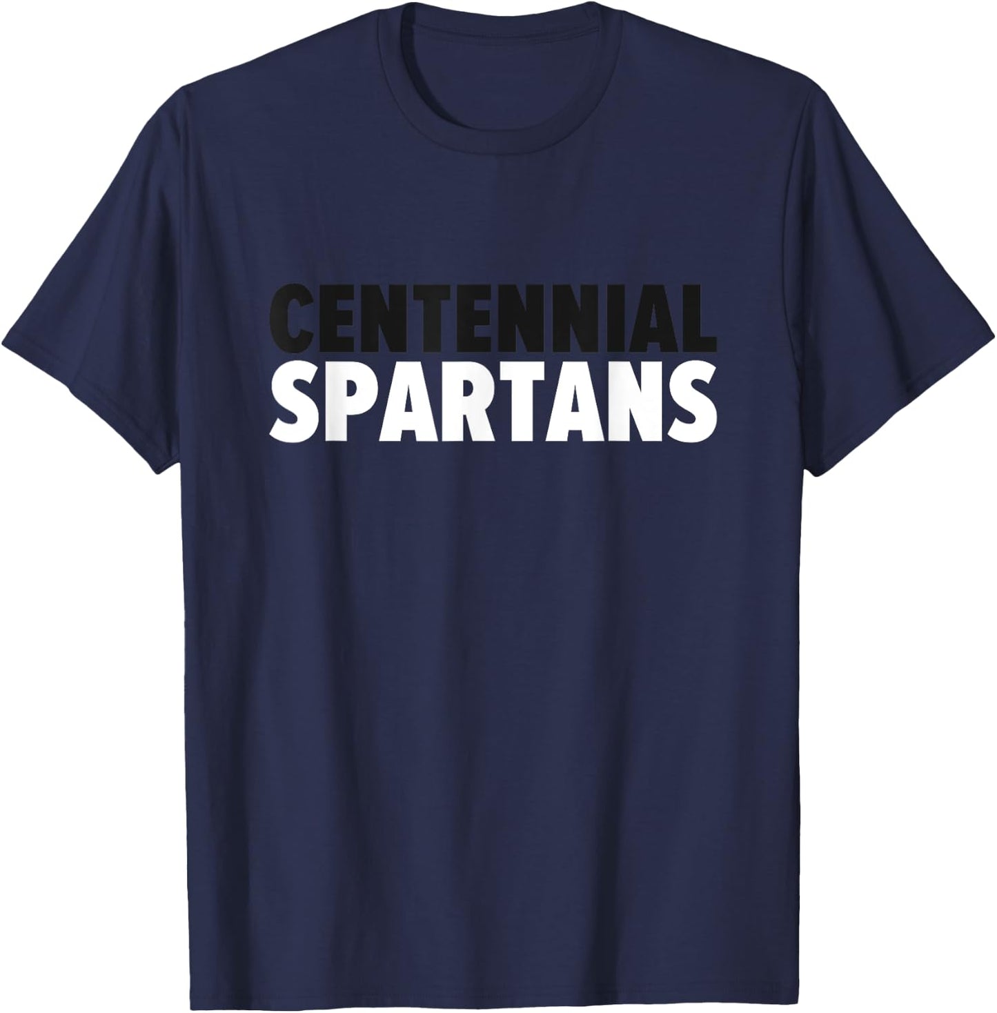 Centennial Spartans Bold T-Shirt - T-Shirt | Navy