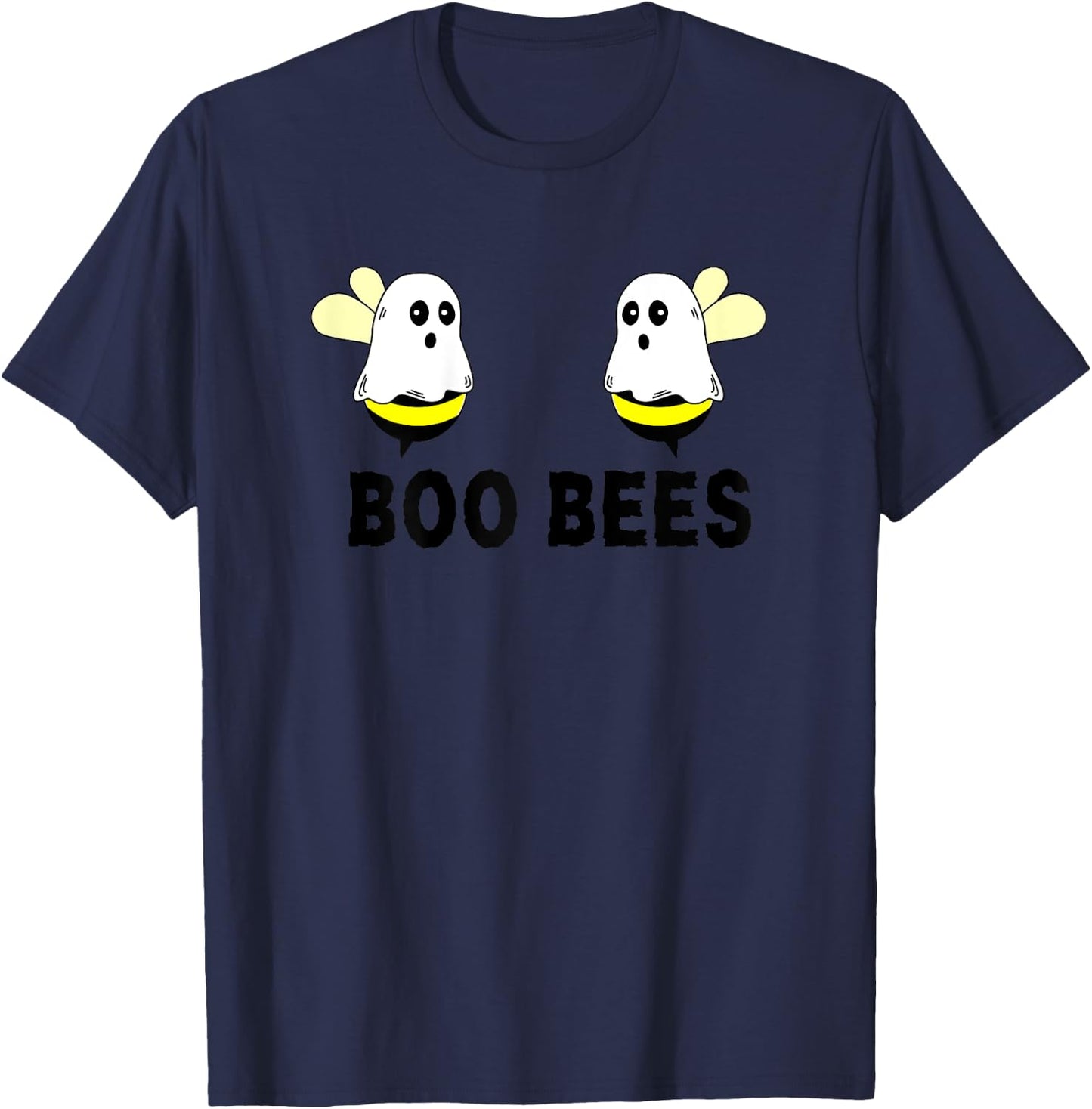 Boo Bees Funny Halloween Breast feeding Funny Mom Boo Women T-Shirt - T-Shirt | Navy