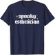 Vintage Spooky Esthetician Halloween Esthetician T-Shirt - T-Shirt | Navy