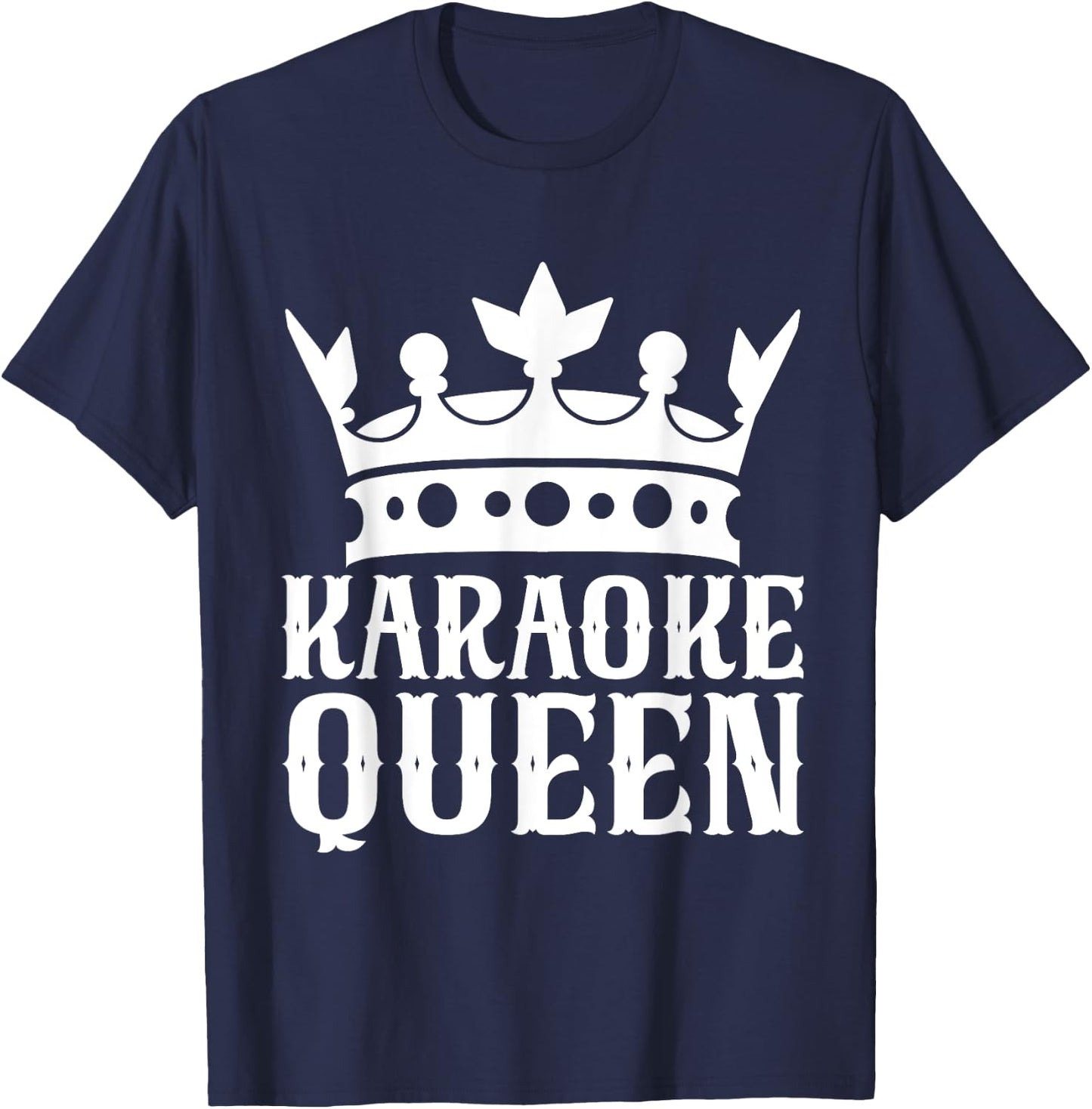 Karaoke Queen Karaoke T-Shirt - T-Shirt | Navy