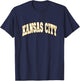 KANSAS CITY - Throwback Design - Classic T-Shirt - T-Shirt | Navy