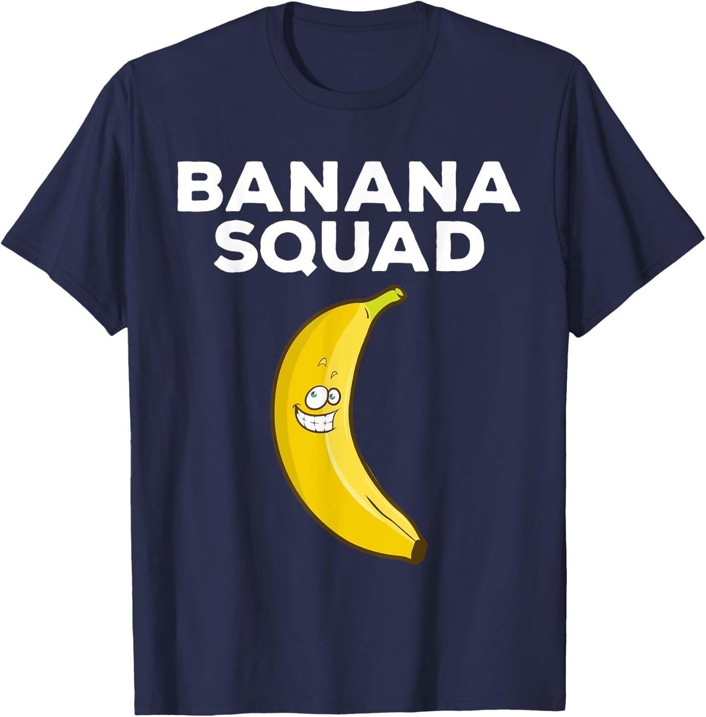 Funny Banana Design Women Kids Banana Fruit Lovers T-Shirt - T-Shirt | Navy