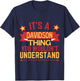 Davidson Name Funny Gift Davidson T-Shirt - T-Shirt | Navy