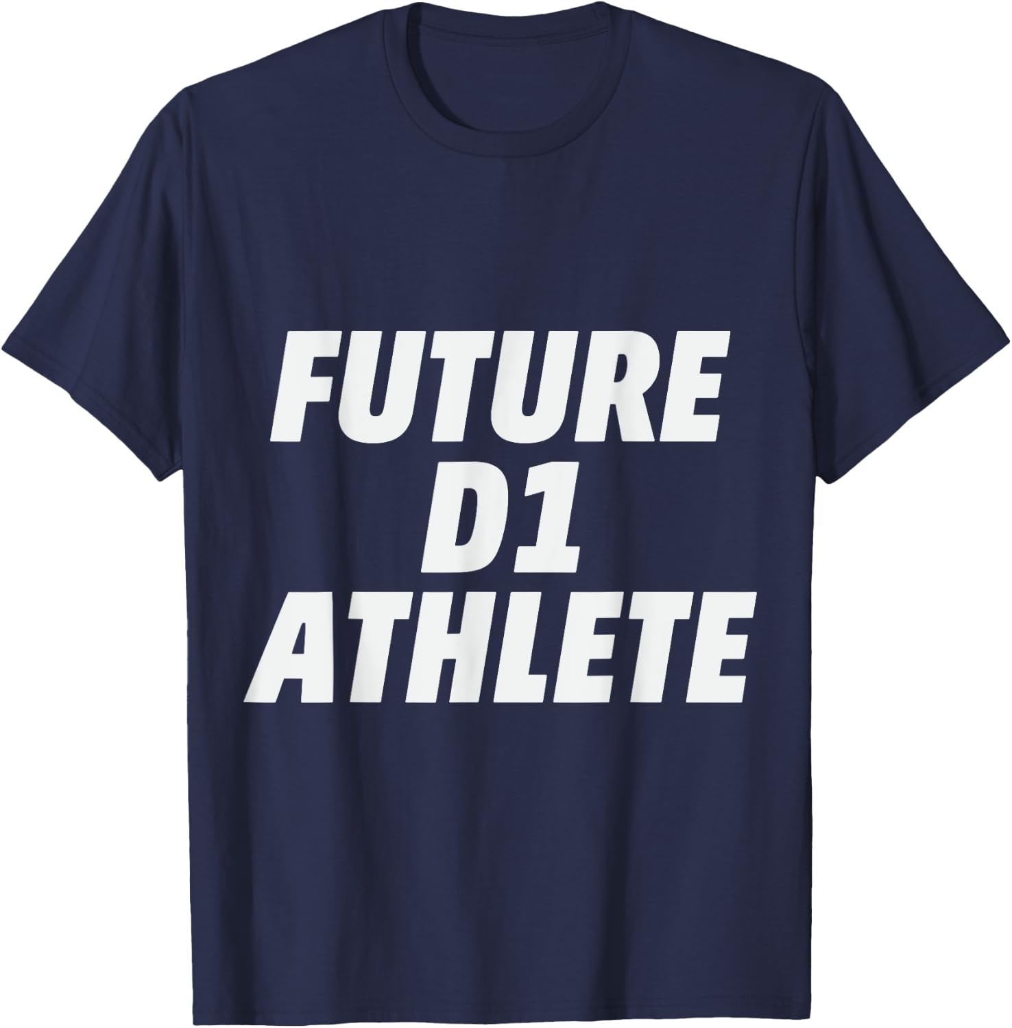 Future D1 Athlete T-Shirt - T-Shirt | Navy