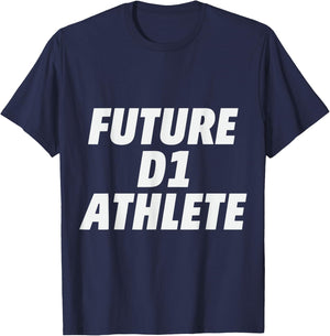 Future D1 Athlete T-Shirt - T-Shirt | Navy