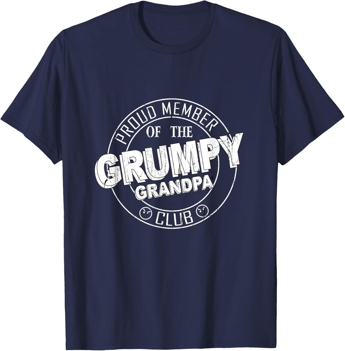 The Grumpy Grandpa Club T-Shirt - T-Shirt | Navy