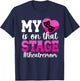 On That Stage Theatre Mom Theatre Actress Mom Theater Mama T-Shirt - T-Shirt | Navy