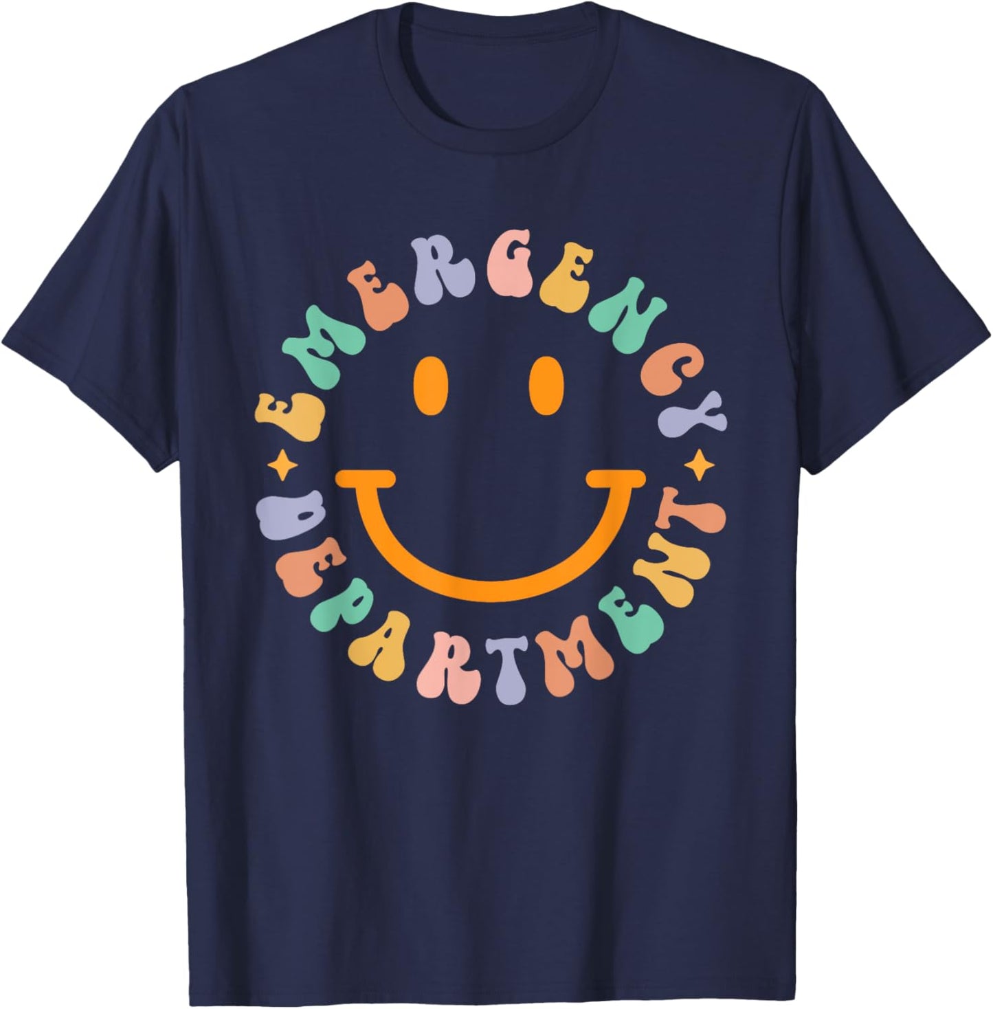 Emergency Department Emergency Room Healthcare Nursing T-Shirt - T-Shirt | Navy