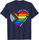 Christian Ally Inclusive Pride Clergy This Pastor Loves You T-Shirt - T-Shirt | Navy