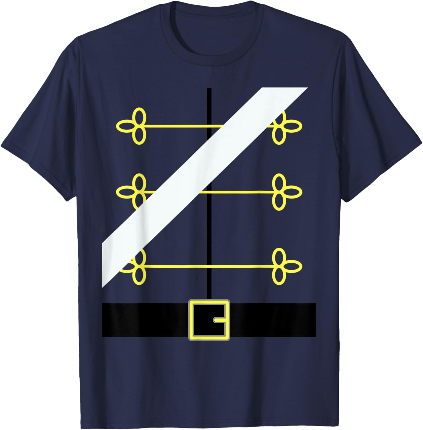 Nutcracker Toy Soldier Uniform, Funny Dress up Christmas T-Shirt - T-Shirt | Navy