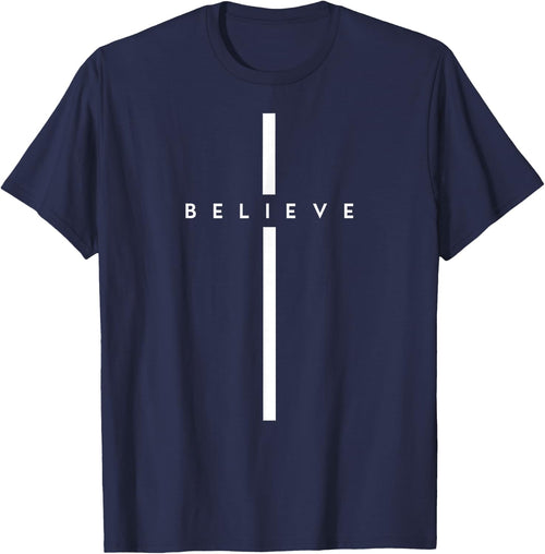 Believe Cross God Jesus Easter Christian Religious Men Women