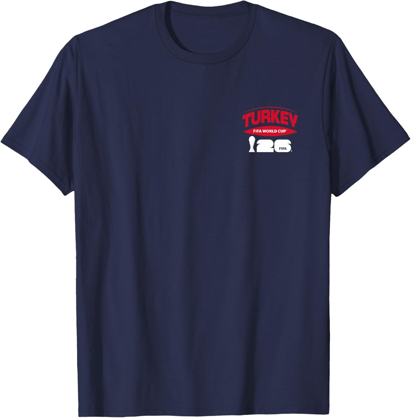FIFA World CUP26 Turkey Banner T-Shirt - T-Shirt | Navy