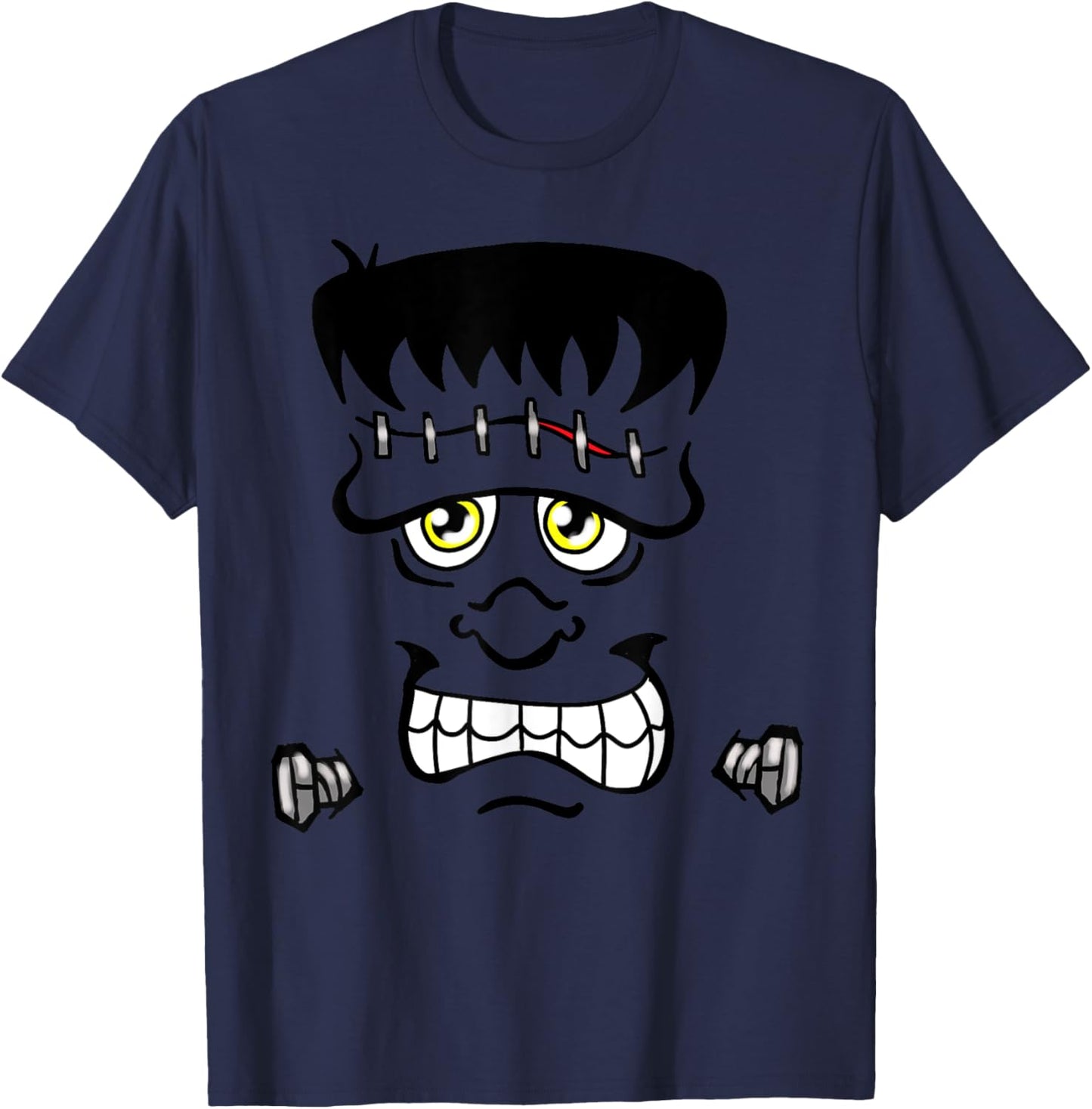 Frankenstein Munster Monster Halloween Costume Shirt T-Shirt - T-Shirt | Navy