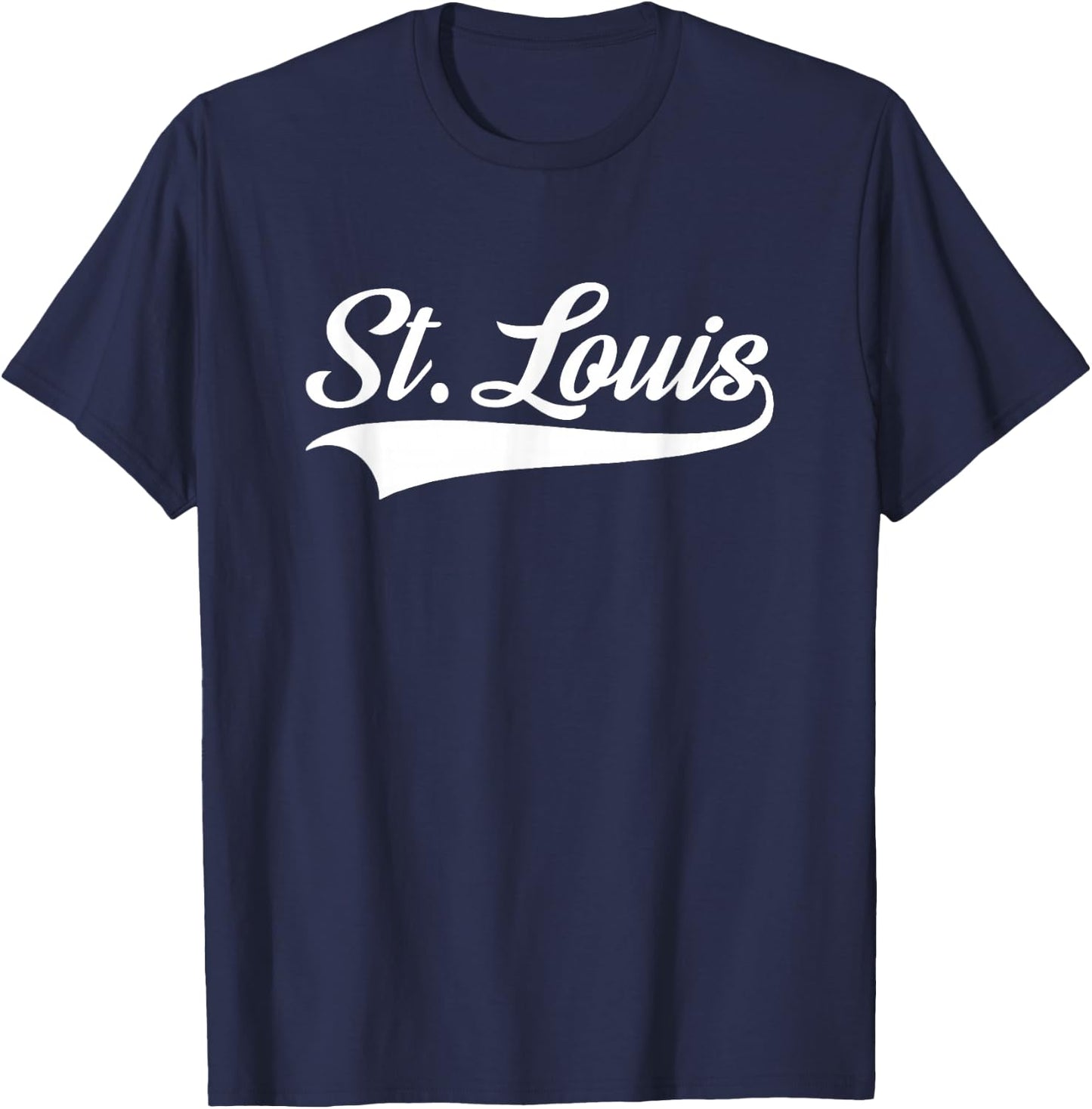 St. Louis - Hometown Pride - Throwback Design - Classic T-Shirt - T-Shirt | Navy