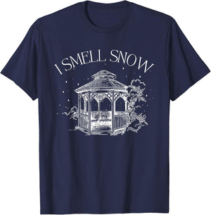I Smell Snow Adult Joke Quote T-Shirt - T-Shirt | Navy