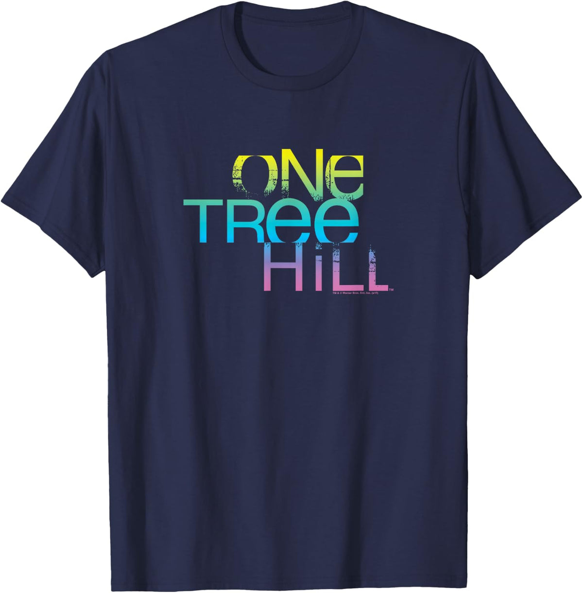 One Tree Hill Color Blend Logo T-Shirt - T-Shirt | Navy