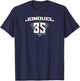 Jonquel Jones: NY 35 - New York Basketball T-Shirt - T-Shirt | Navy