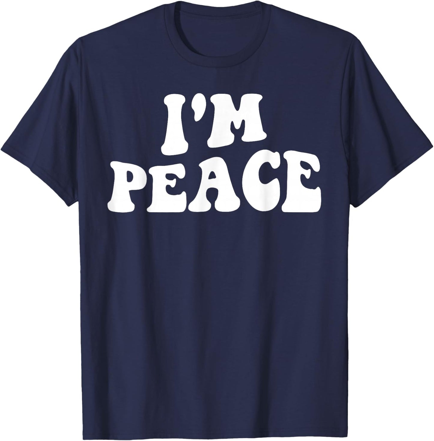 Im Peace I Come in Peace Couples Costume Women T-Shirt - T-Shirt | Navy