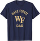 Wake Forest Demon Deacons Arched Dad T-Shirt - T-Shirt | Navy