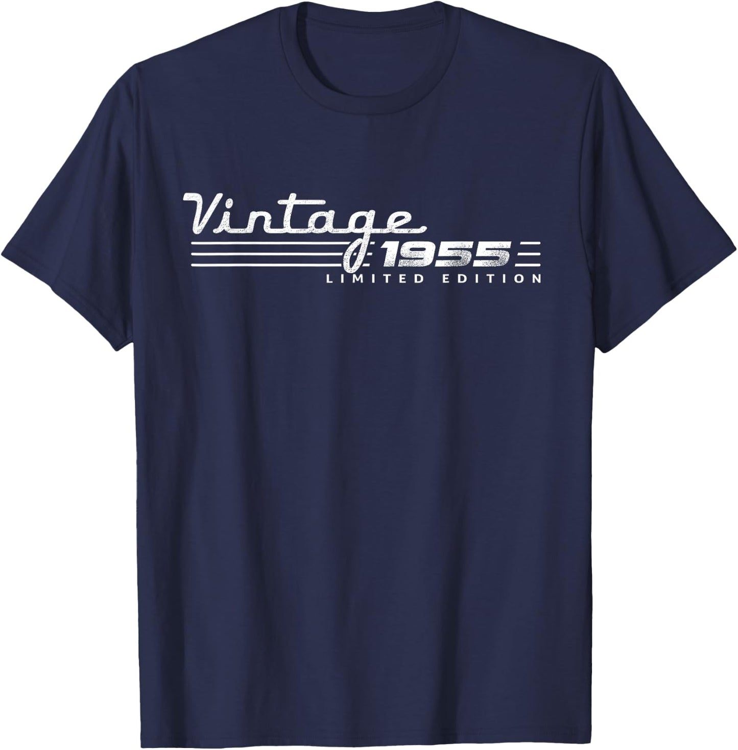Vintage 1955 70th Birthday Gifts 70 Year Old Women T-Shirt - T-Shirt | Navy