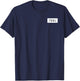 Real Broker Solid White Logo T-Shirt - T-Shirt | Navy