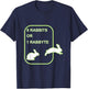 8 Rabbits 1 Rabbyte Bits and Bytes Developer T-Shirt - T-Shirt | Navy