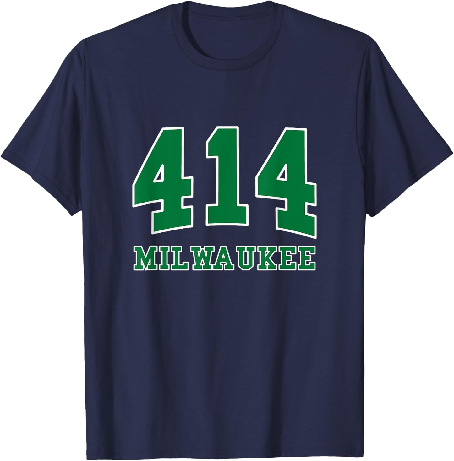 Milwaukee Area Code 414 - Hometown Pride - Classic T-Shirt - T-Shirt | Navy