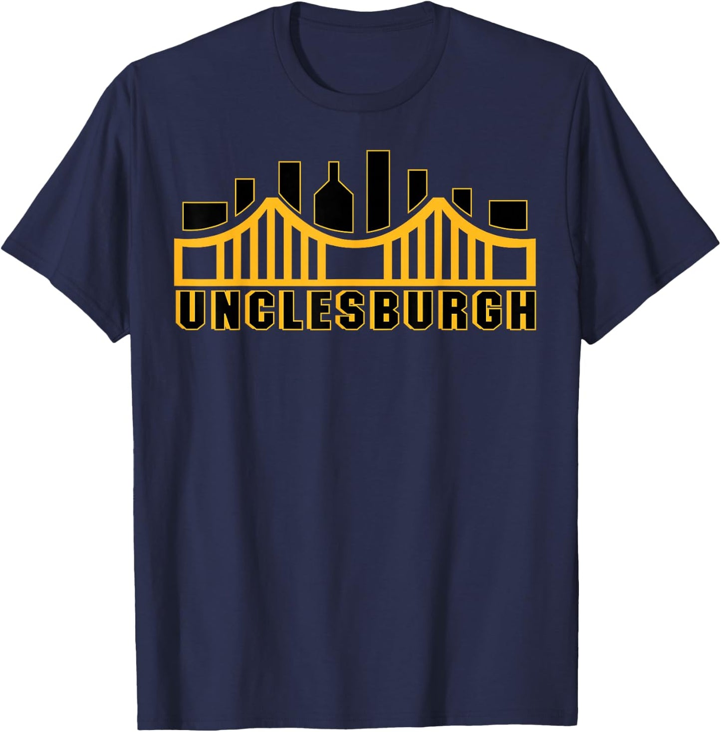 Pittsburgh Pennsylvania Favorite Uncle Unclesburgh Matching T-Shirt - T-Shirt | Navy