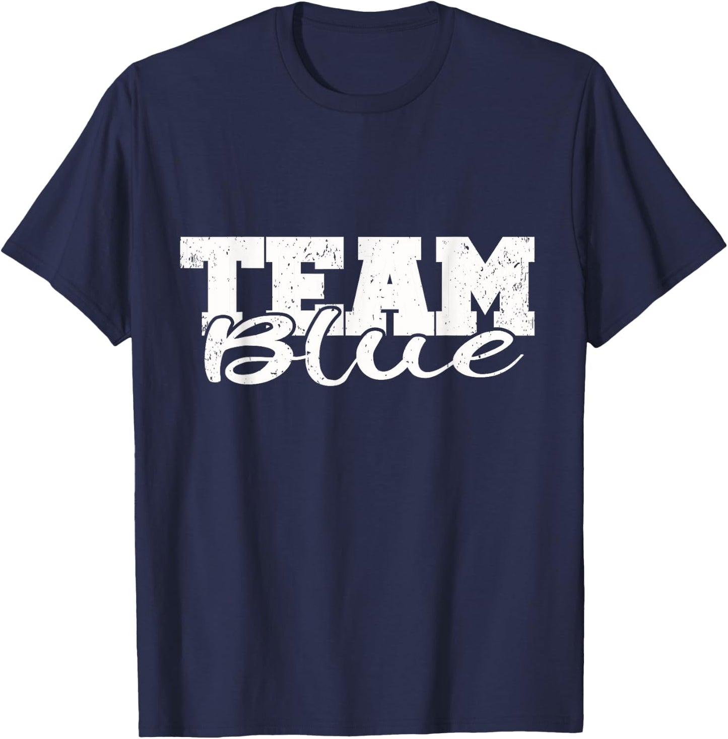 Sleepaway Summer Camp Color war Blue Team Spirit Kids T-Shirt - T-Shirt | Navy